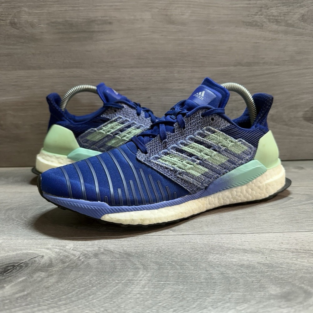 Adidas Solar Boost Womens Shoes Sneakers Size 8.5 Blue BB6602 Running